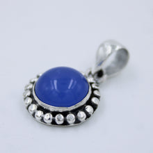 Chalcedony Cabochon 925 Sterling Silver Designer Pendant