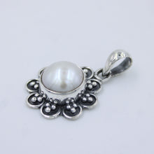 Cultured South Sea Pearl Silver Handmade Pendant