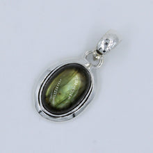 Tiger Eye Gemstone 925 Sterling Silver Pendant