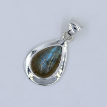 Pink Rose Quartz Sterling Silver Pendant