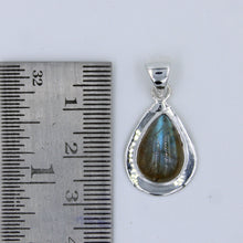 Pink Rose Quartz Sterling Silver Pendant