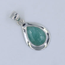 Pink Rose Quartz Sterling Silver Pendant