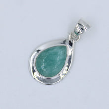 Pink Rose Quartz Sterling Silver Pendant