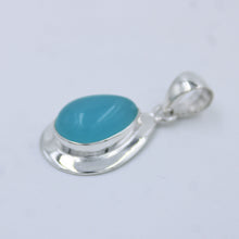 Pink Rose Quartz Sterling Silver Pendant