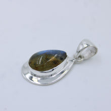 Pink Rose Quartz Sterling Silver Pendant