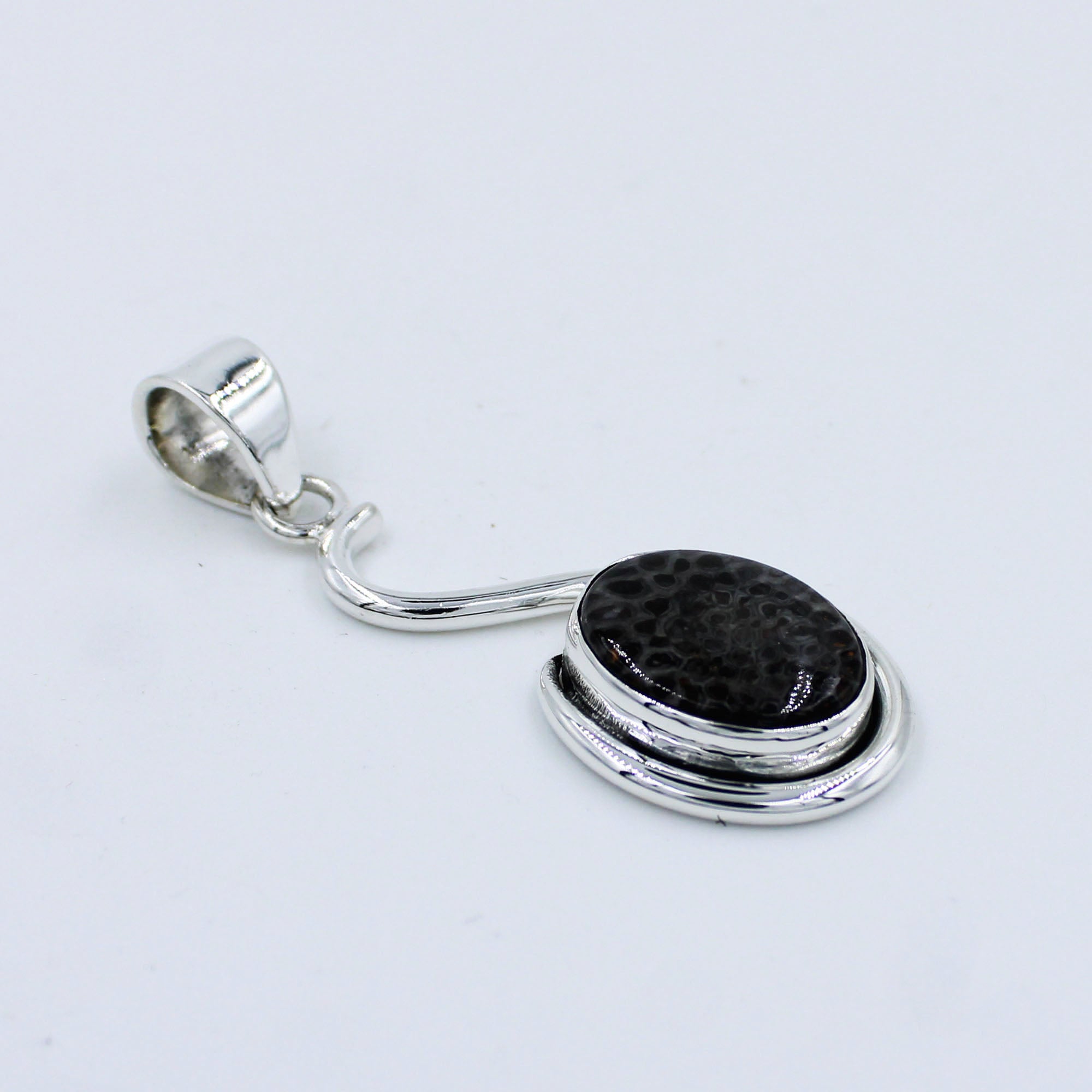 Black Coral 925 Silver Handmade Jewelry