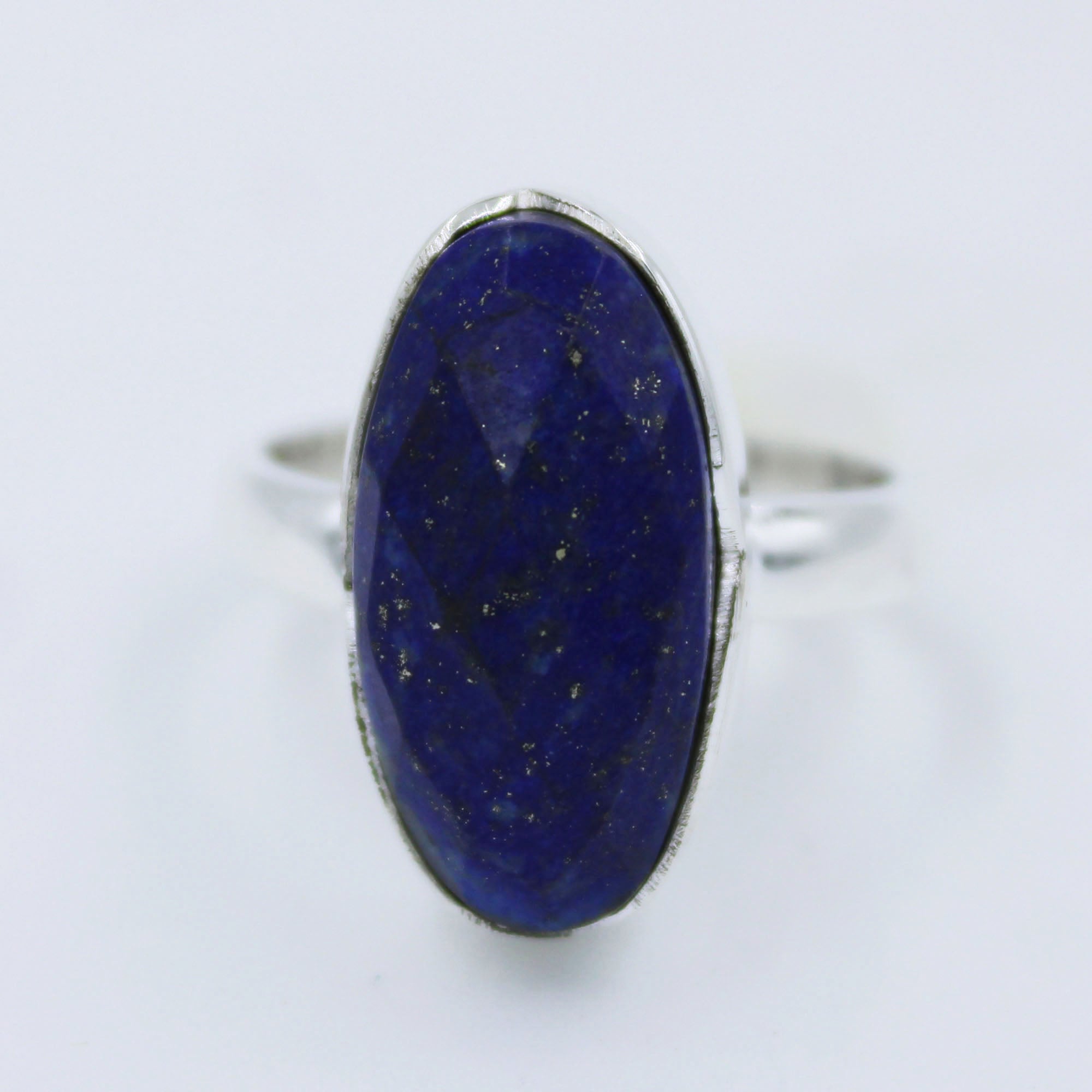 Lapis Lazuli Sparkle gemstone 925 Silver Ring