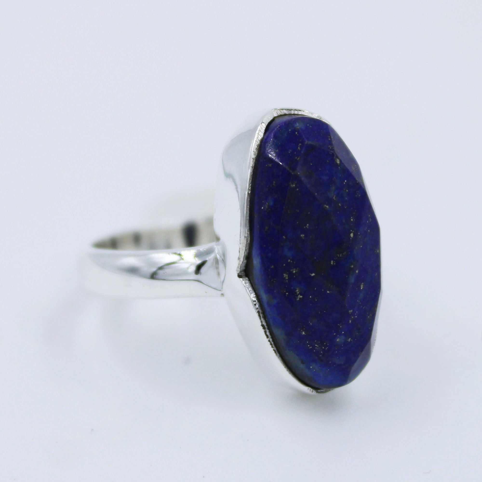 Lapis Lazuli Sparkle gemstone 925 Silver Ring