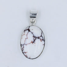 Oval Shape Wild Horse Jasper Silver Pendant