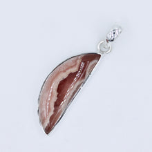 Pink Rhodochrosite Sterling Silver Pendant