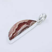 Pink Rhodochrosite Sterling Silver Pendant