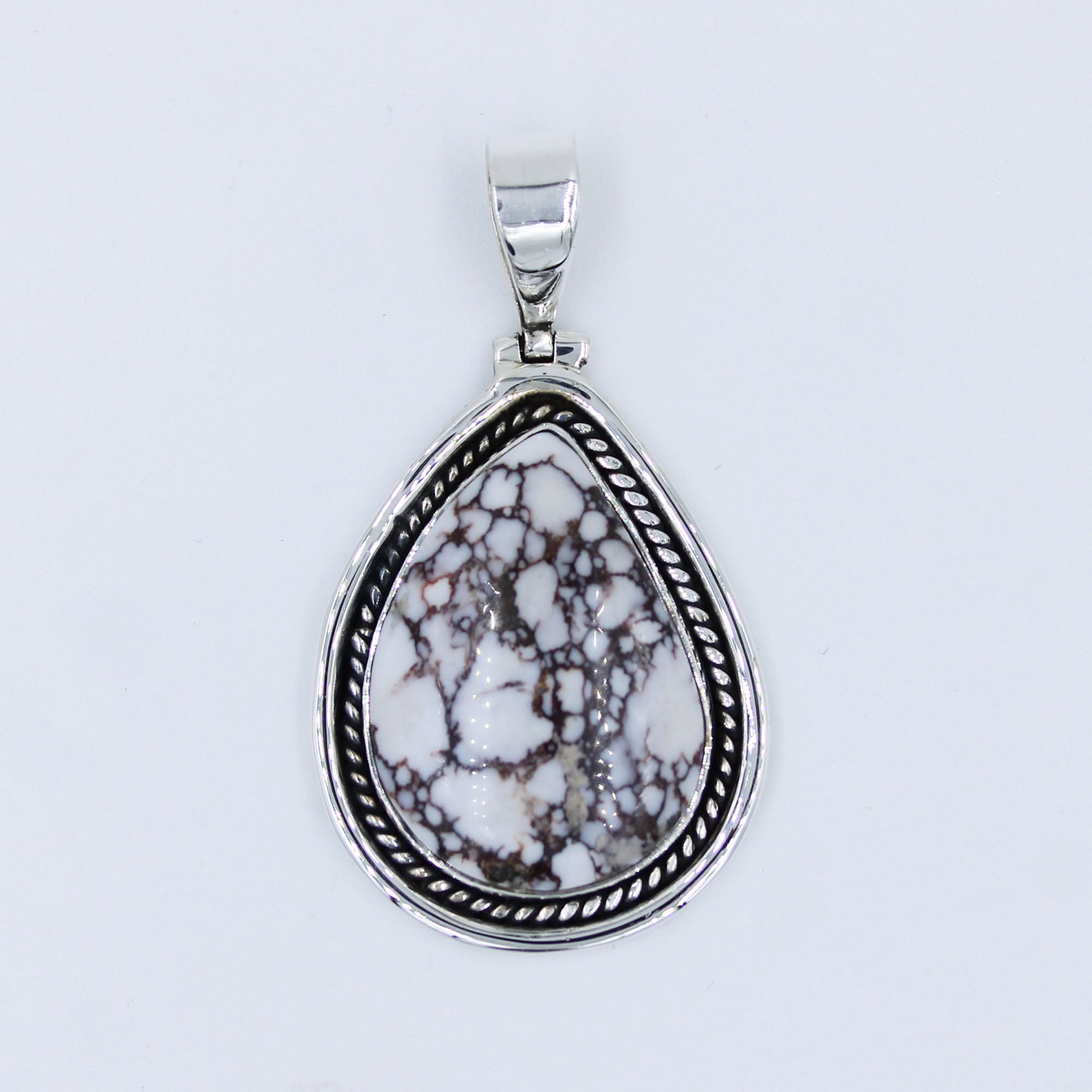 Wild Horse Jasper 925 Sterling Silver Pendant