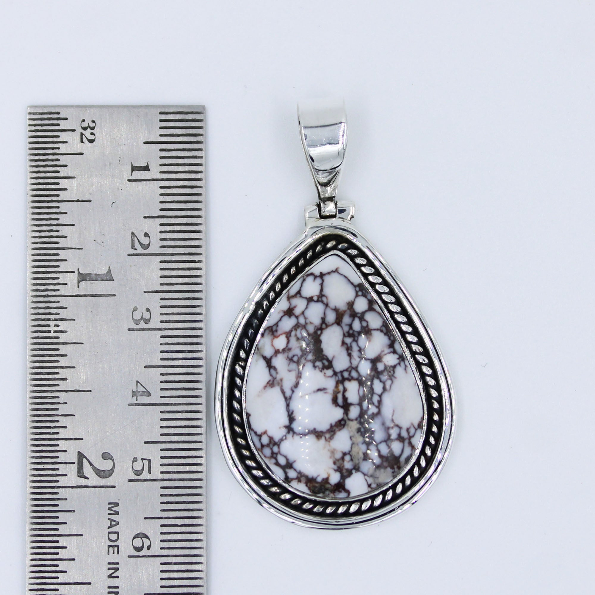 Wild Horse Jasper 925 Sterling Silver Pendant