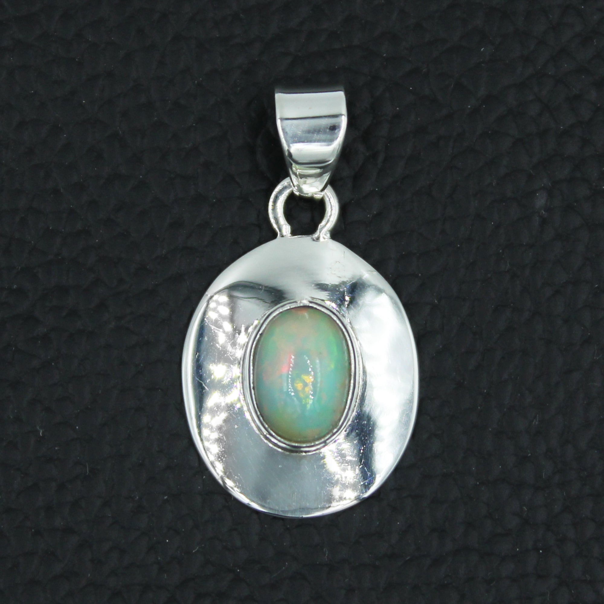 Ethiopian Opal 925 Silver Pendant
