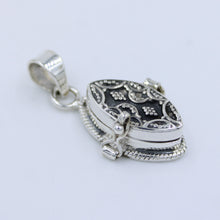 Vintage Poison Box 925 Silver Jewelry Pendant