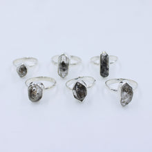 Wholesale Lot Herkimer Diamond 925 Sterling Silver Unique Ring