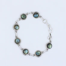 Blue Labradorite 925 Sterling Silver Bracelet