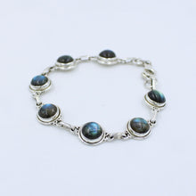 Blue Labradorite 925 Sterling Silver Bracelet