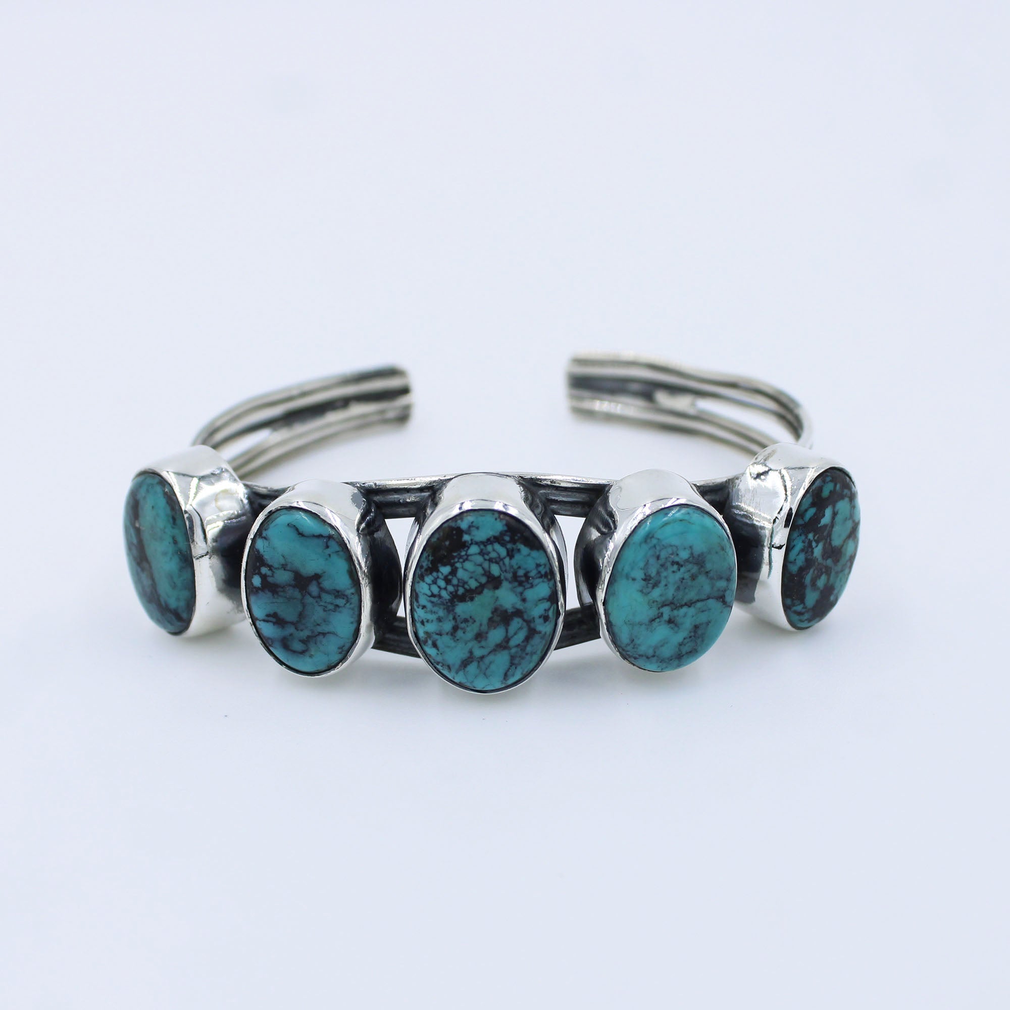 Natural Tibetan Turquoise Cuff Bangle Jewelry