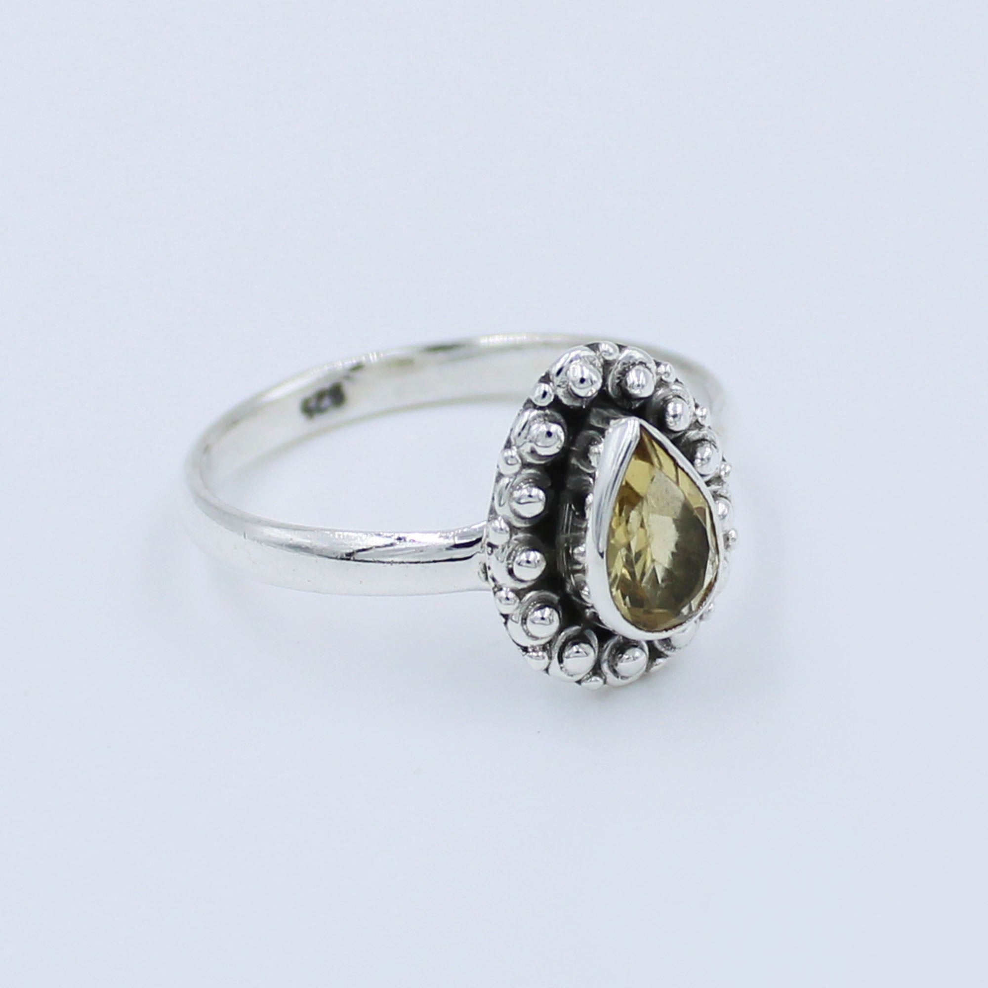 Citrine Gemstone Gift Ring