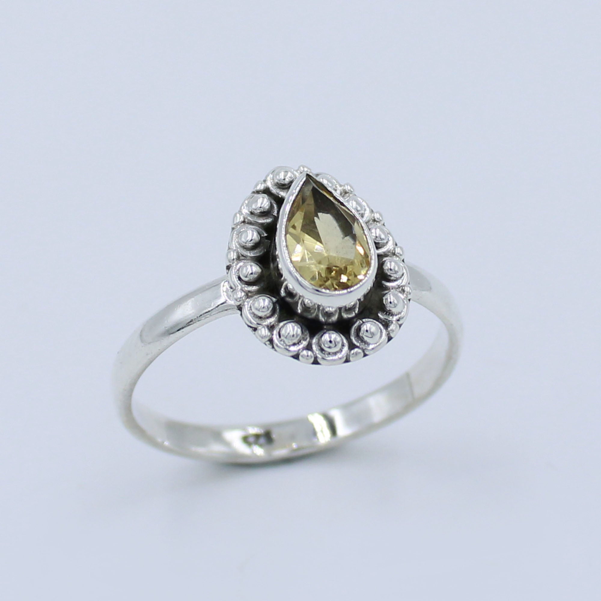 Citrine Gemstone Gift Ring