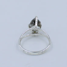 Raw Herkimer Diamond 925 Silver Ring