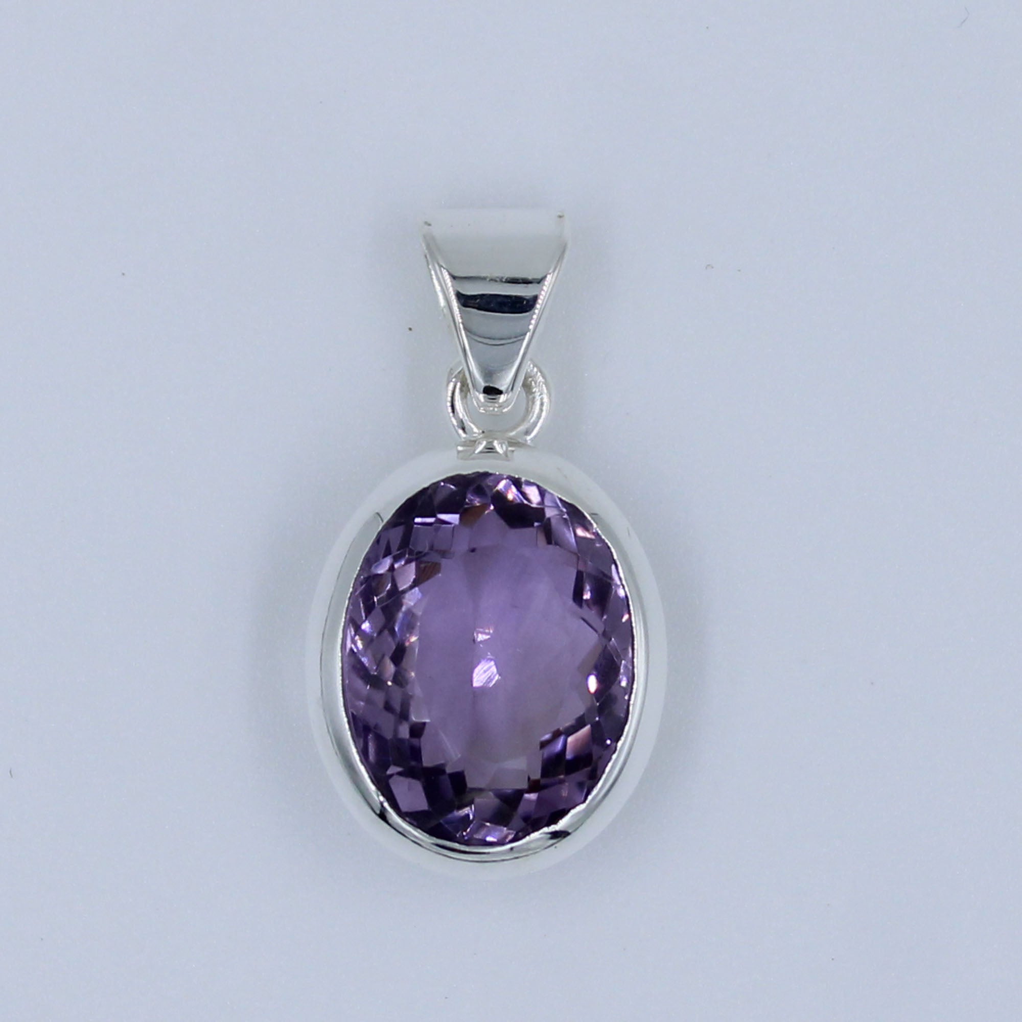 Purple Amethyst 925 Sterling Silver Handmade Jewelry Pendant