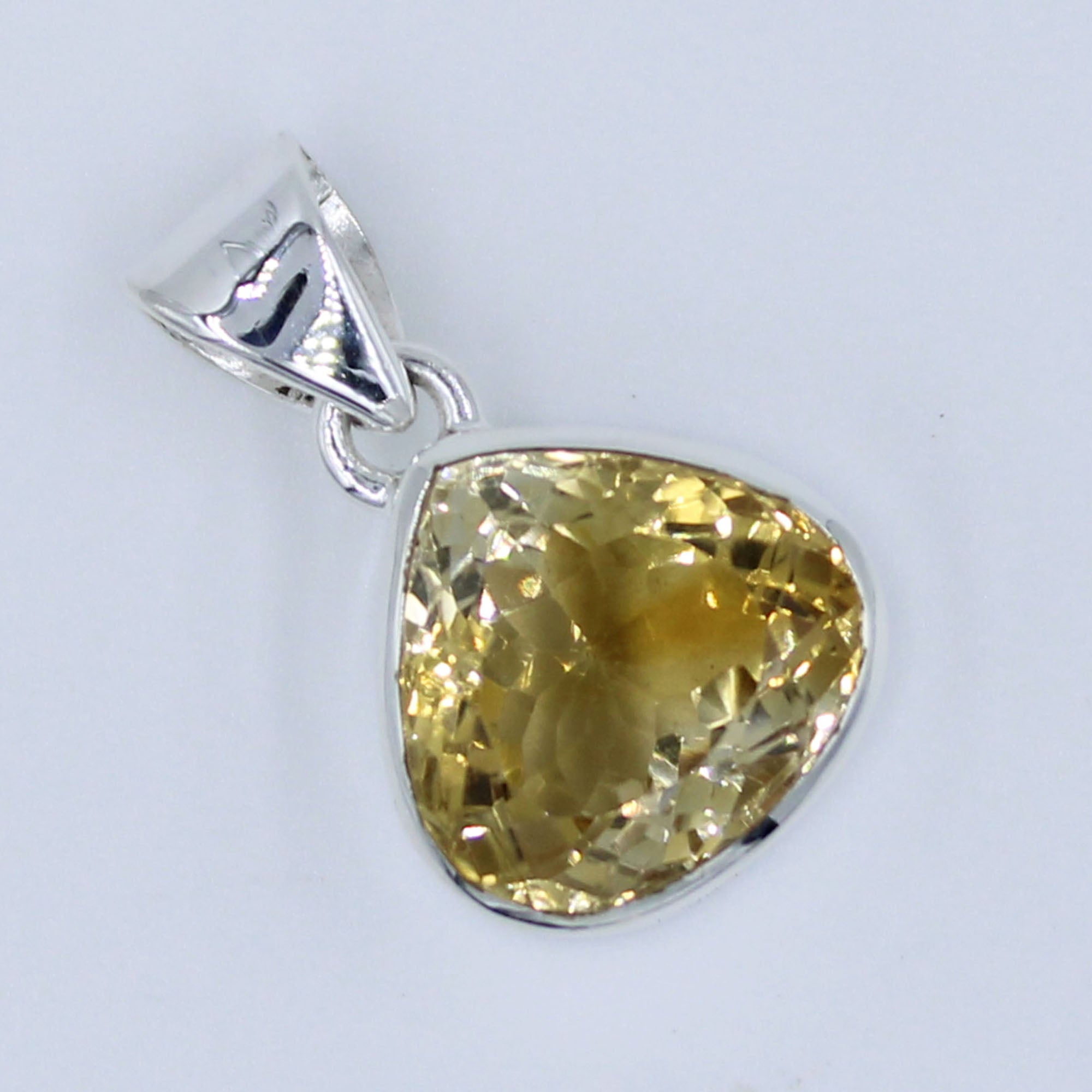 Citrine 925 Silver Elegant Pendant