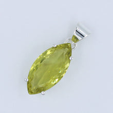 Marquise Lemon Quartz 925 Silver Jewelry Pendant