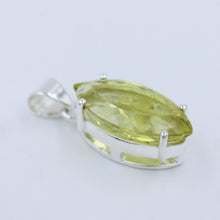 Marquise Lemon Quartz 925 Silver Jewelry Pendant