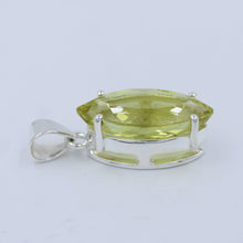 Marquise Lemon Quartz 925 Silver Jewelry Pendant