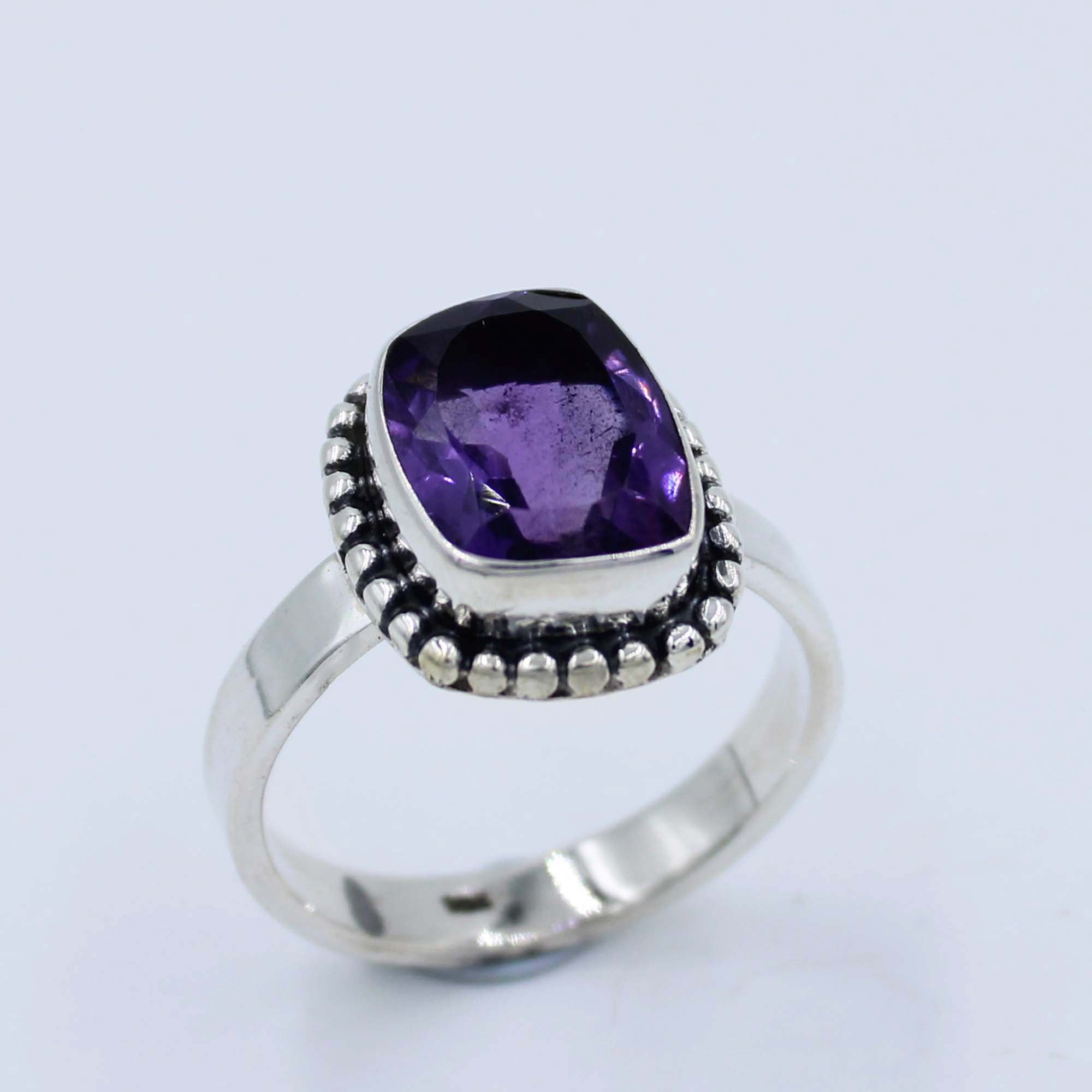 925 Sterling Silver Amethyst Jewelry