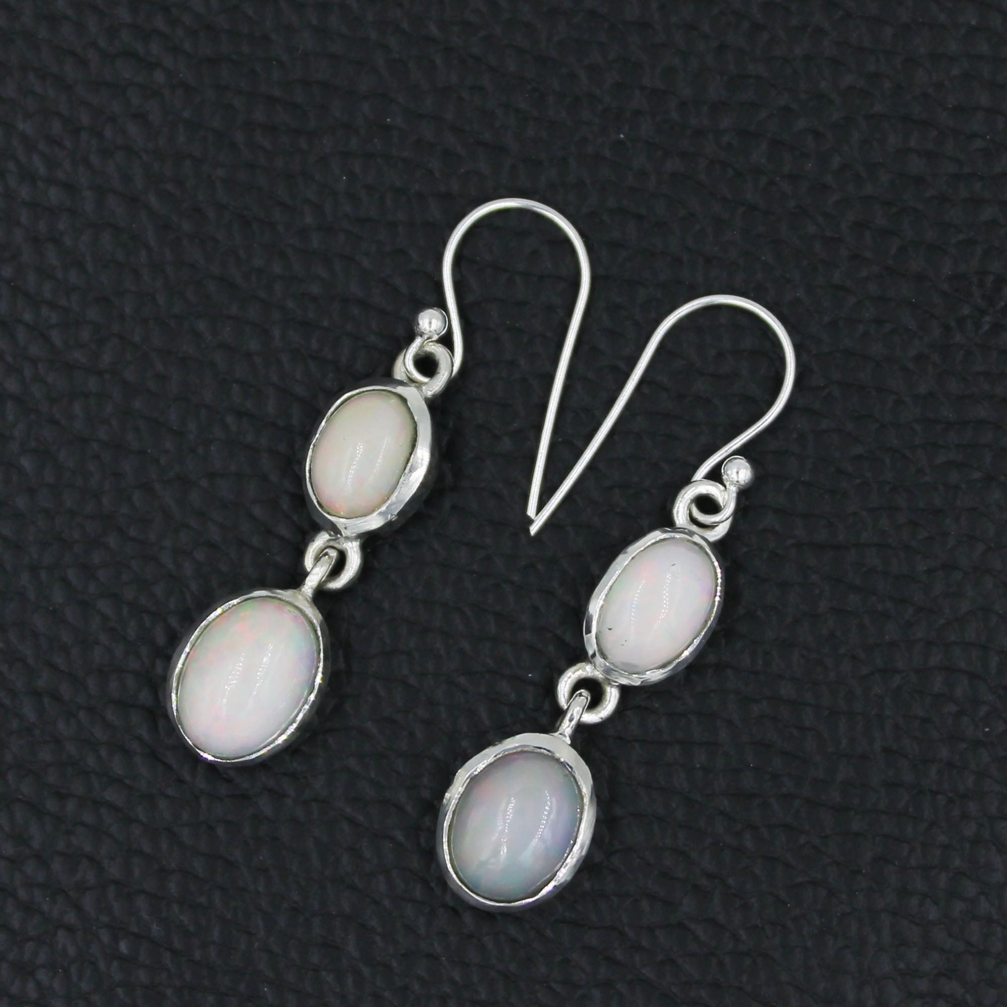 Natural Ethiopian Opal 925 Sterling Silver Earring