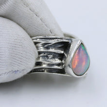 Ethiopian Opal 925 Silver Ring