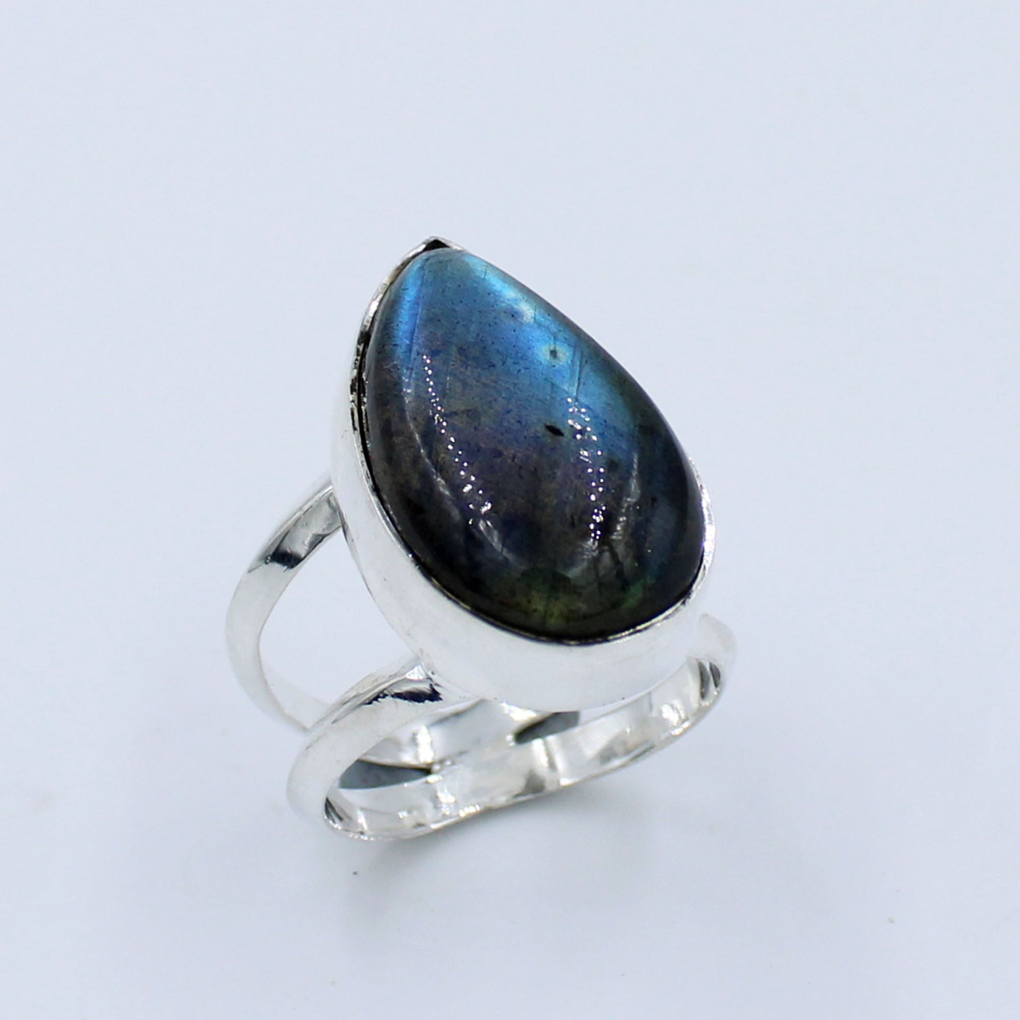 Labradorite 925 Silver Ring