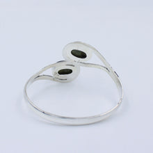 Natural Labradorite 925 Sterling Silver Bangle