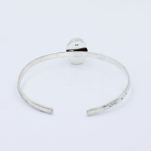 Faceted Lapis Lazuli 925 Sterling Silver Bangle