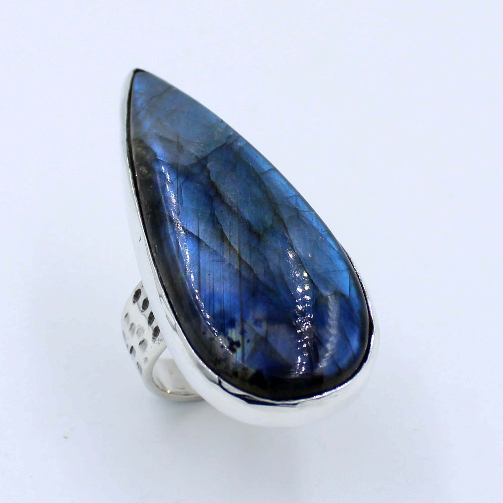 Labradorite Sterling Siver Labradorite Ring Size 9