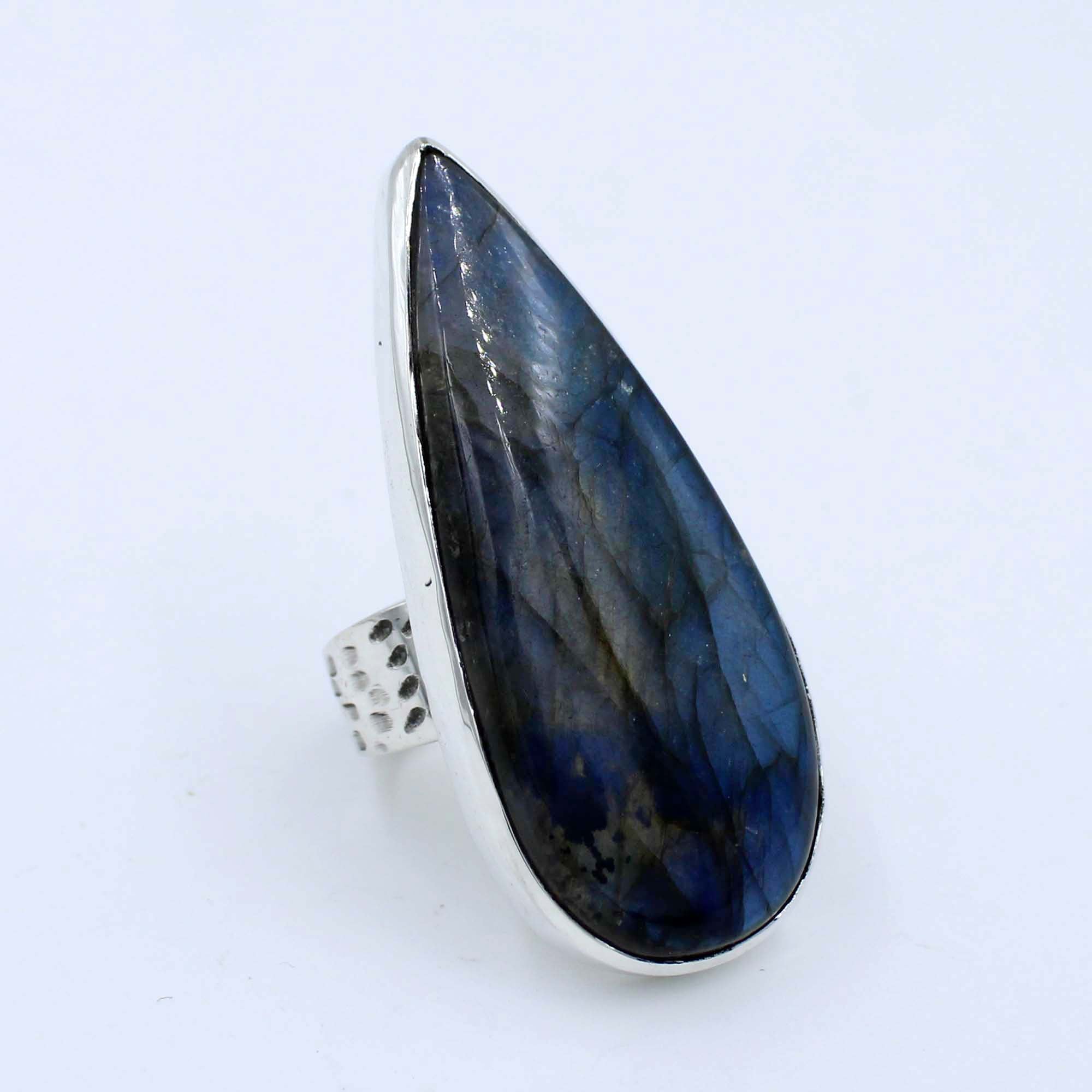 Labradorite Sterling Siver Labradorite Ring Size 9