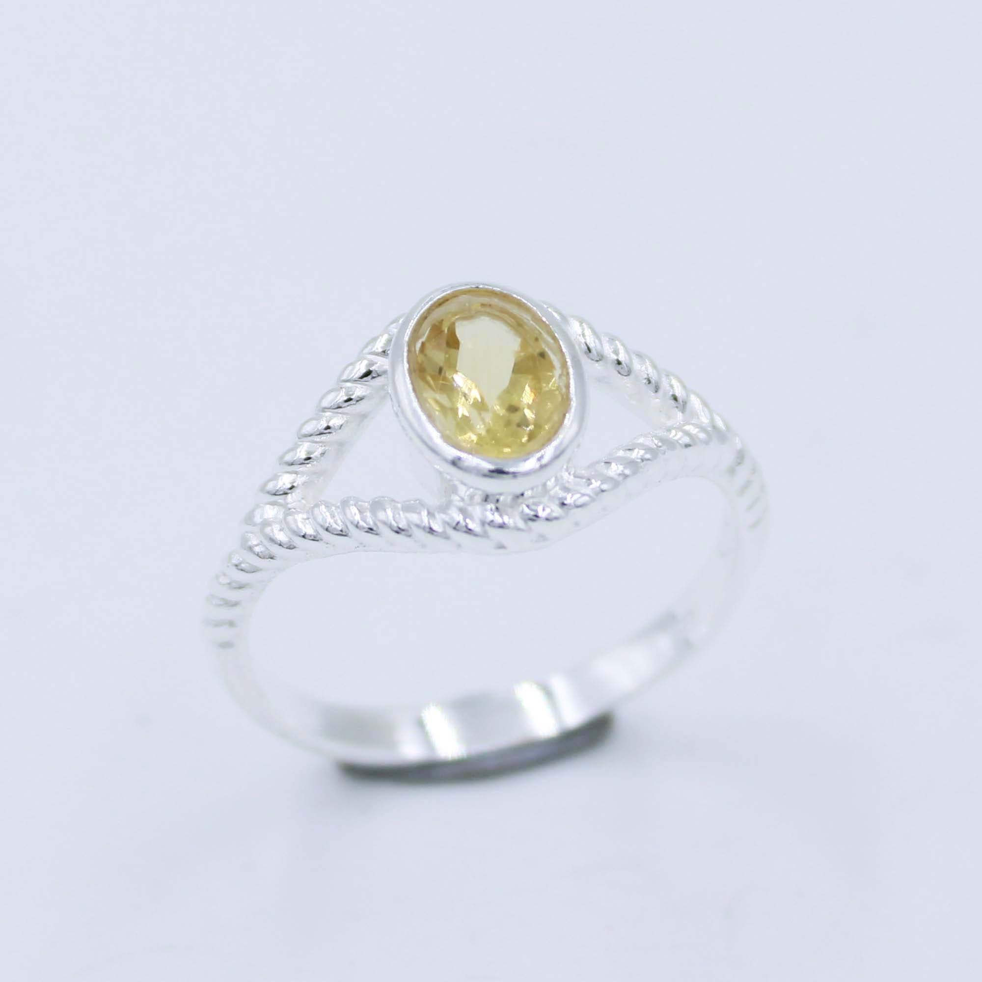 Top Quality Citrine 925 Sterling Silver ring